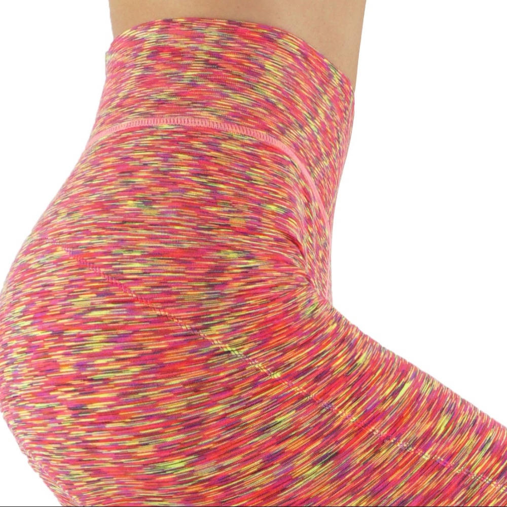 Workout leggings multicolored capri pants - Picture 2 of 4